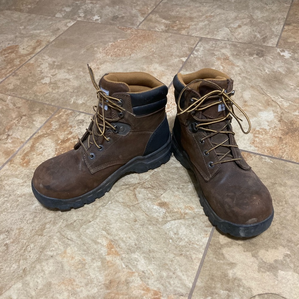 Carhartt WOMEN'S RUGGED FLEX® 6" COMPOSITE TOE WORK BOOT size 9.5 worn once